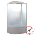Картинка анонса товара «душевая кабина parly ef1221r 1200x800 профиль белый, стекло матовое»