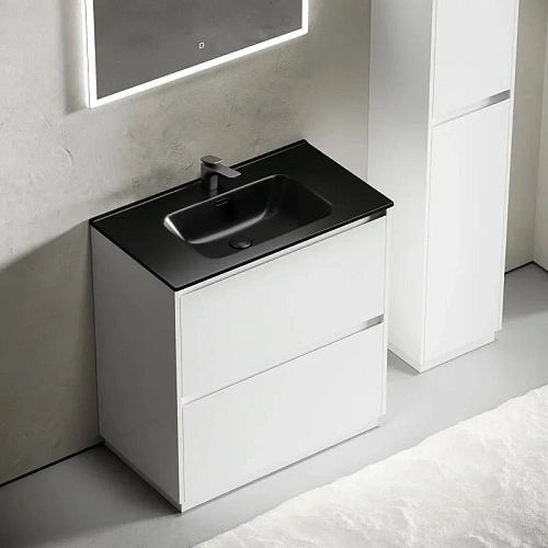 Тумба под раковину Sancos Libra Floor LB80FW напольная, 790х450х840 белый глянец Тумба под раковину Sancos Libra Floor LB80FW напольная, 790х450х840 белый глянец