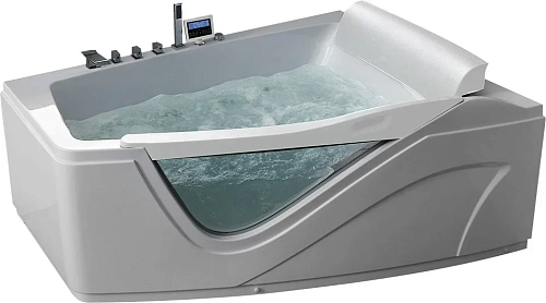 Акриловая ванна Gemy G9056 K R 170x130 угловая, асимметричная, правая, гидромассажная Акриловая ванна Gemy G9056 K R 170x130 угловая, асимметричная, правая, гидромассажная