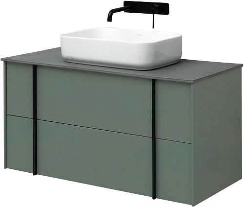 Тумба под раковину Allen Brau Reality 100 1.32007.CGM олива матовый Тумба под раковину Allen Brau Reality 100 1.32007.CGM олива матовый