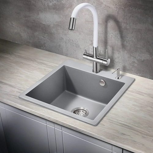 Смеситель для кухни Milacio Ultra 560 (MCU.560.SSW) под фильтр, нержавеющая сталь Смеситель для кухни Milacio Ultra 560 (MCU.560.SSW) под фильтр, нержавеющая сталь