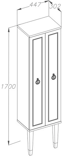 Шкаф-пенал Opadiris Порто Z0000014874 белый/хром Шкаф-пенал Opadiris Порто Z0000014874 белый/хром