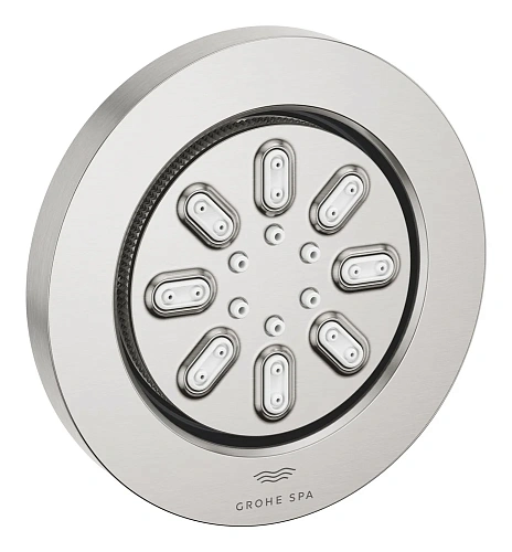 Боковой душ GROHE Rainshower Aqua, круглый, 2 режима струи, суперсталь (26801DC0) Боковой душ GROHE Rainshower Aqua, круглый, 2 режима струи, суперсталь (26801DC0)