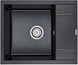 Кухонная мойка Paulmark OPTIMUM PM216050-BLM черный металлик 600х500 мм Кухонная мойка Paulmark OPTIMUM PM216050-BLM черный металлик 600х500 мм