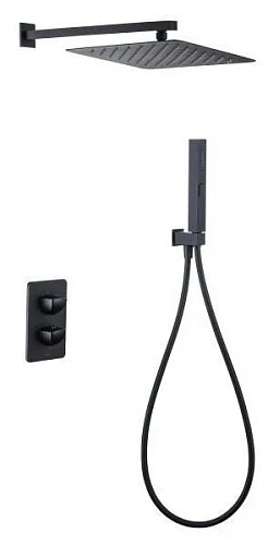 Душевая система Allen Brau Infinity 5.21016-31 Черный матовый Душевая система Allen Brau Infinity 5.21016-31 Черный матовый