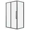 Душевой уголок GROSSMAN Cosmo 100.K33.02.140.42.00-200.K33.02.70.42.00 (140х70х195) раздвижная,графит сатин,стекло прозрачное