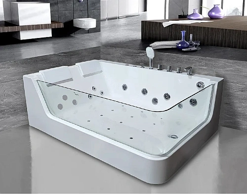 Акриловая ванна Ceruttispa C-495L 1700x1200x580 гидромассажная Акриловая ванна Ceruttispa C-495L 1700x1200x580 гидромассажная