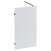 Картинка анонса товара «душевая перегородка am.pm x-joy w94wi-110-f1-bte 110x195, стекло прозрачное 6 мм с покрытием, профиль черный»