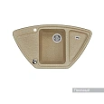 Кухонная мойка Aquaton Лория 1A715032LR220 из литого мрамора, угловая, песочная Кухонная мойка Aquaton Лория 1A715032LR220 из литого мрамора, угловая, песочная