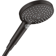 Детальная картинка товара «душевая лейка hansgrohe 120, 3 jet raindance select s 26530670,матовый черный»