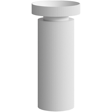 Раковина Boheme Corian 400x130 Matte white 801-R-MW накладная Раковина Boheme Corian 400x130 Matte white 801-R-MW накладная
