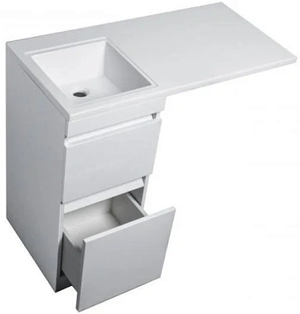 Тумба под раковину Style Line Даллас 100, Люкс белая, PLUS СС-00000514 Тумба под раковину Style Line Даллас 100, Люкс белая, PLUS СС-00000514
