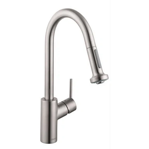 Смеситель для кухни Hansgrohe 220 с вытяжным душем, 2jet, Sbox 73863800, под сталь Смеситель для кухни Hansgrohe 220 с вытяжным душем, 2jet, Sbox 73863800, под сталь