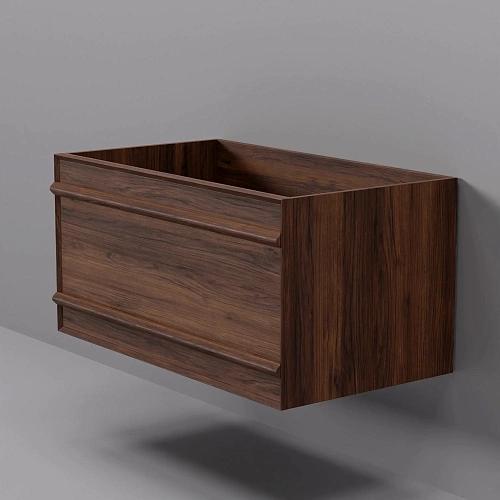 Тумба под раковину ArtDecco Bridget 80 ABR08W22S000 подвесная, черный орех Тумба под раковину ArtDecco Bridget 80 ABR08W22S000 подвесная, черный орех