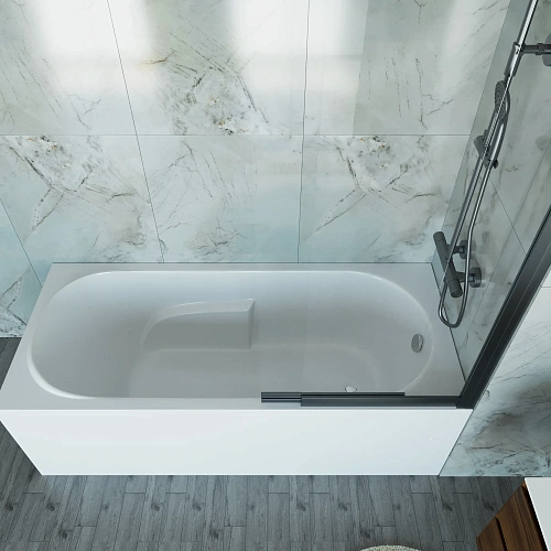 Акриловая ванна Vincea VBT-2A170-FR с каркасом 1700x750x480, пристенная, белая Акриловая ванна Vincea VBT-2A170-FR с каркасом 1700x750x480, пристенная, белая