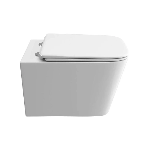 Унитаз подвесной BelBagno DUE-TOR BB5171CH-TOR/SC безободковый c сиденьем Унитаз подвесной BelBagno DUE-TOR BB5171CH-TOR/SC безободковый c сиденьем