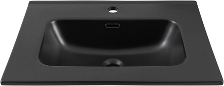 Раковина Aquanet Flat 60 черная матовая 00329253 Раковина Aquanet Flat 60 черная матовая 00329253