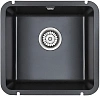 Кухонная мойка Paulmark UNTER PM204543-BL черный 455х435 подст. мон.
