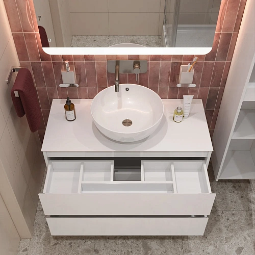 Тумба со столешницей и раковиной BelBagno KRAFT 80 kraft80bo-kepbo-1077-set подвесная KRAFT80BO-KEPBO-1077-SET Тумба со столешницей и раковиной BelBagno KRAFT 80 kraft80bo-kepbo-1077-set подвесная KRAFT80BO-KEPBO-1077-SET