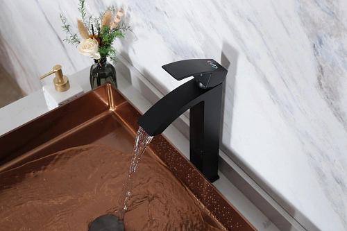 Смеситель для раковины Gid Victoria L120-BM-D L120BMD черный матовый Смеситель для раковины Gid Victoria L120-BM-D L120BMD черный матовый