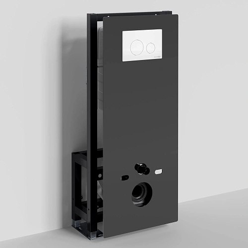 Инсталляция для унитаза WasserKRAFT Glan 66TLT.010.ME.BL.WM02 с клавишей смыва белый Инсталляция для унитаза WasserKRAFT Glan 66TLT.010.ME.BL.WM02 с клавишей смыва белый