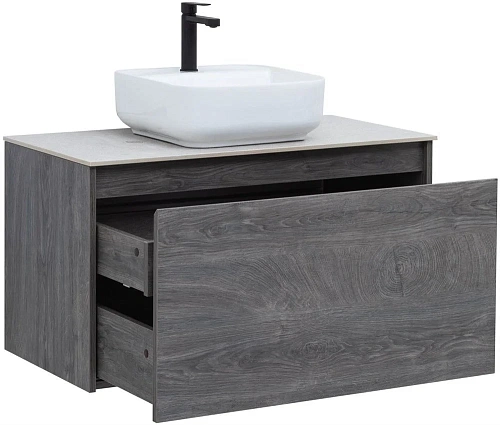 Тумба под раковину Aquanet Nova Lite 90 дуб рошелье (1 ящик) 00242269 Тумба под раковину Aquanet Nova Lite 90 дуб рошелье (1 ящик) 00242269