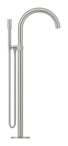 Смеситель для ванны GROHE Atrio New с ручным душем, свободностоящий, суперсталь (32653DC3) внешняя ч Смеситель для ванны GROHE Atrio New с ручным душем, свободностоящий, суперсталь (32653DC3) внешняя ч