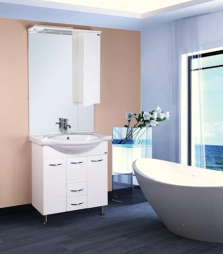 Зеркальный шкаф Onika МОНИКА 75.01 правый 207507 Зеркальный шкаф Onika МОНИКА 75.01 правый 207507