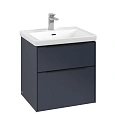 Тумба под раковину Villeroy & Boch Subway 3.0 Marine Blue / Marine Blue C57801VQ Тумба под раковину Villeroy & Boch Subway 3.0 Marine Blue / Marine Blue C57801VQ