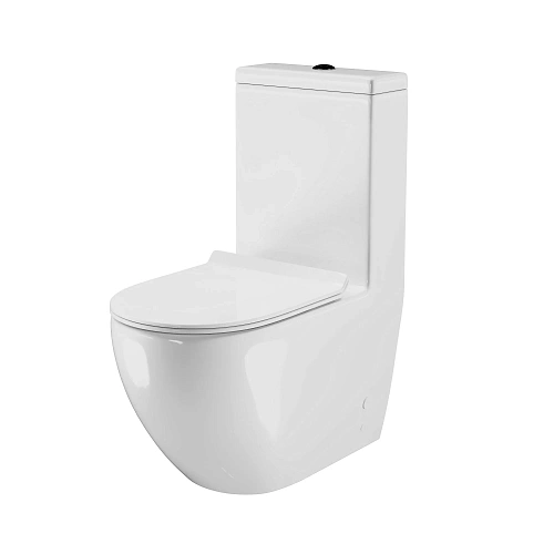 Унитаз напольный GROSSMAN GR-4496S Style 675x365x830 моноблок с тонкой крышкой Унитаз напольный GROSSMAN GR-4496S Style 675x365x830 моноблок с тонкой крышкой