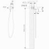 Гигиенический душ ABBER Wasser Kreis AF8125NG никель Гигиенический душ ABBER Wasser Kreis AF8125NG никель