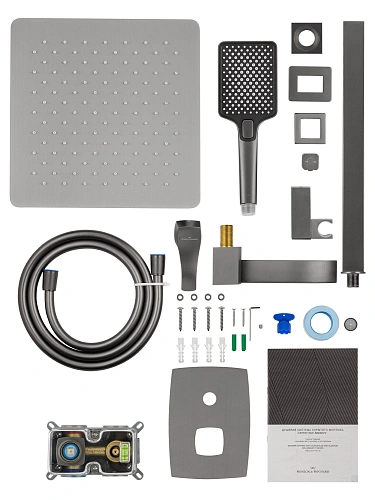 Душевая система Wonzon & Woghand FLEX встраиваемая, темный графит (WW-88939072-BGM) Душевая система Wonzon & Woghand FLEX встраиваемая, темный графит (WW-88939072-BGM)