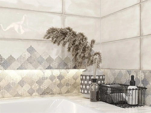 Вставка Cersanit Majolica многоцветный 19,8x59,8 MA2S451 Вставка Cersanit Majolica многоцветный 19,8x59,8 MA2S451