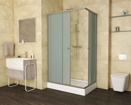 Душевой уголок Niagara Eco NG-118-14Q (1100х800х1950) низкий поддон (13см) стекло матовое 1181422Q Душевой уголок Niagara Eco NG-118-14Q (1100х800х1950) низкий поддон (13см) стекло матовое 1181422Q
