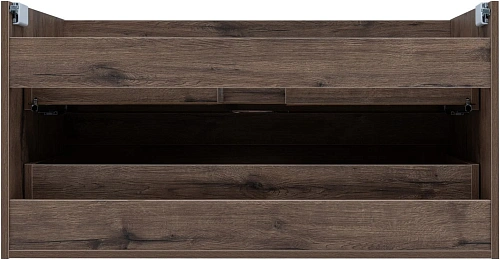 Тумба под раковину Aquanet Алвита New 100 2 ящика, дуб веллингтон табак 00334188 подвесная Тумба под раковину Aquanet Алвита New 100 2 ящика, дуб веллингтон табак 00334188 подвесная