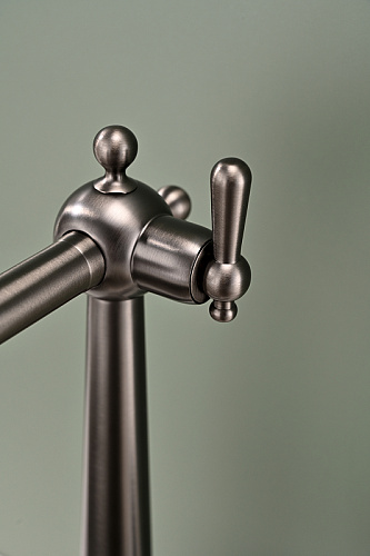 Смеситель для кухни Paulmark Retro вороненая сталь Re213226-GM Смеситель для кухни Paulmark Retro вороненая сталь Re213226-GM