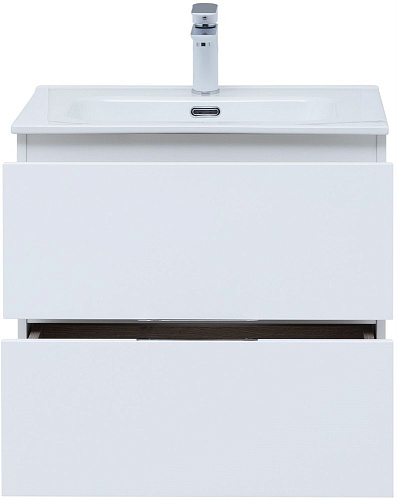 Тумба под раковину Aquanet Алвита New 60 2 ящика, белый матовый 00277510 Тумба под раковину Aquanet Алвита New 60 2 ящика, белый матовый 00277510