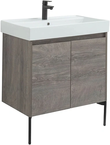 Тумба под раковину Aquanet Nova Lite 75 дуб рошелье (2 дверцы) 00298851 Тумба под раковину Aquanet Nova Lite 75 дуб рошелье (2 дверцы) 00298851