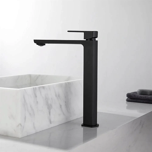 Смеситель для раковины Vincea Next VBF-1N2MB черный Смеситель для раковины Vincea Next VBF-1N2MB черный