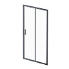 Картинка анонса товара «душевая дверь am.pm gem w90g-110-1-195bt 110х195, стекло прозрачное, профиль черный матовый»