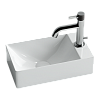 Картинка анонса товара «раковина ceramica nova element cn5007 белый»