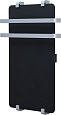 Детальная картинка товара «полотенцесушитель электрический allen brau infinity 80x44 00325622 с рейлингом 2.0 и креплением, серебро брашированное»