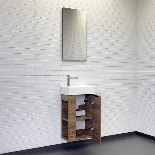 Тумба с раковиной Comforty Матэ-40 00-00015325 дуб темно-коричневый раковина Comforty 9140 Тумба с раковиной Comforty Матэ-40 00-00015325 дуб темно-коричневый раковина Comforty 9140