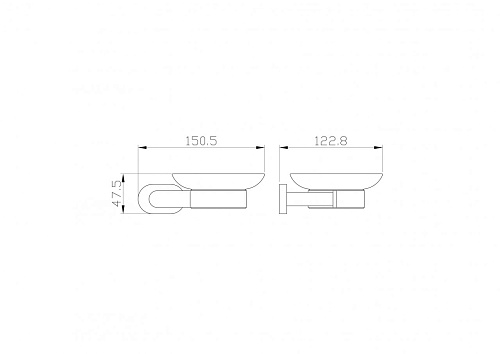 Мыльница Wonzon & Woghand глянцевое золото (WW-8422-LG) Мыльница Wonzon & Woghand глянцевое золото (WW-8422-LG)