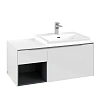 Тумба под раковину Villeroy &amp; Boch Subway 3.0 с подсветкой Brilliant White / Brilliant White C571L0V C571L0VE
