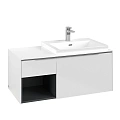 Тумба под раковину Villeroy & Boch Subway 3.0 с подсветкой Brilliant White / Brilliant White C571L0V C571L0VE Тумба под раковину Villeroy & Boch Subway 3.0 с подсветкой Brilliant White / Brilliant White C571L0V C571L0VE
