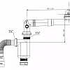 Сифон для раковины BETTOSERB 125342 без выпуска, телескопический, компактный, 32мм Сифон для раковины BETTOSERB 125342 без выпуска, телескопический, компактный, 32мм