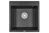 Кухонная мойка Granula 5102, ЧЁРНЫЙ, кварц 510x520