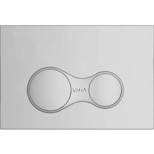 Клавиша смыва Vitra Sirius 740-0485 хром матовый Клавиша смыва Vitra Sirius 740-0485 хром матовый