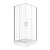 Душевой уголок NEW TRENDY SUVIA с поддоном 90x90x201 ZS-0004 (хром)